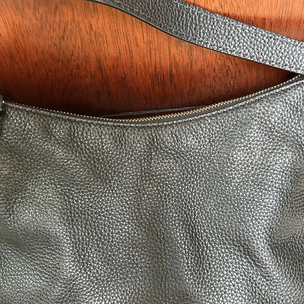 Kate Spade Shoulder Bag Purse Black Pebbled Leather J183 PXRU7834 Q393 03/17
